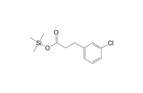 3-(3-Chlorophenyl)propanoic acid, trimethylsilyl ester