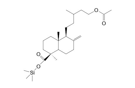 (1S,4aR,5S)-trimethylsilyl 5-(5-acetoxy-3-methylpentyl)-1,4a-dimethyl-6-methylenedecahydronaphthalene-1-carboxylate