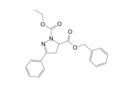5-Benzyl 1-ethyl 3-phenyl-4,5-dihydro-1H-pyrazole-1,5-dicarboxylate