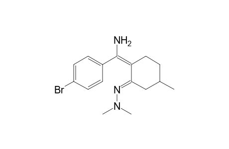 2-[amino(4'-bromophenyl)methylidene]-5-methylcyclohexanone dimethylhydrazone