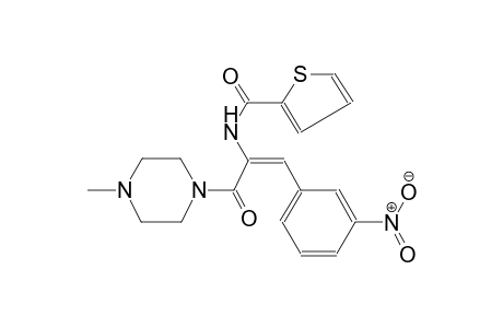N-[(E)-1-(4-methylpiperazine-1-carbonyl)-2-(3-nitrophenyl)vinyl]thiophene-2-carboxamide