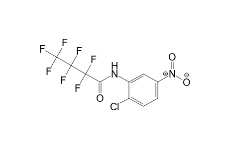Butanamide, N-(2-chloro-5-nitrophenyl)-2,2,3,3,4,4,4-heptafluoro-