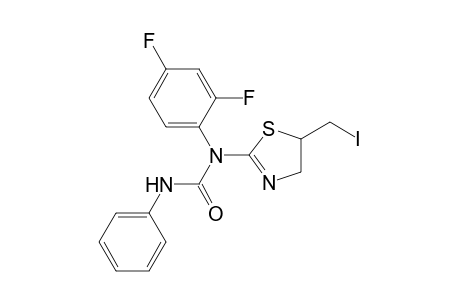 3-(2,4-difluorophenyl)-3-[5-(iodomethyl)-4,5-dihydro-1,3-thiazol-2-yl]-1-phenylurea