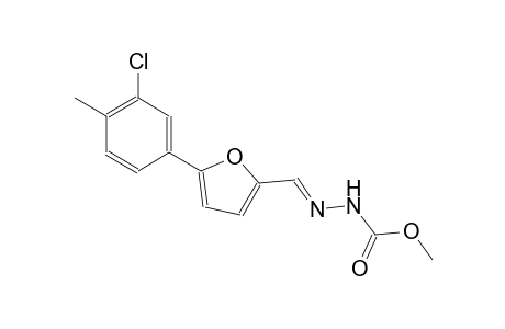 methyl (2E)-2-{[5-(3-chloro-4-methylphenyl)-2-furyl]methylene}hydrazinecarboxylate