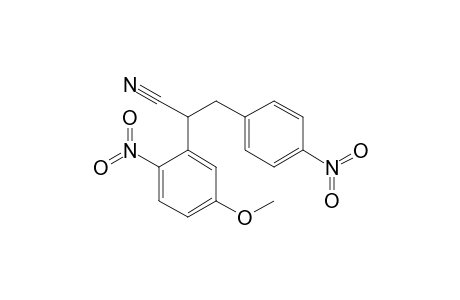 2-(5-Methoxy-2-nitrophenyl)-3-(4-nitrophenyl)propionitrile