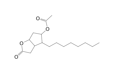 5-Acetoxy-4-octylhexahydro-2H-cyclopenta[b]furan-2-one