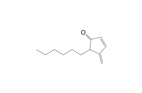 4-Methylene-5-hexylcyclopent-2-en-one