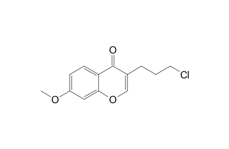 3-(3'-Chloropropyl)-7-methoxy-4H-1-benzopyran-4-one