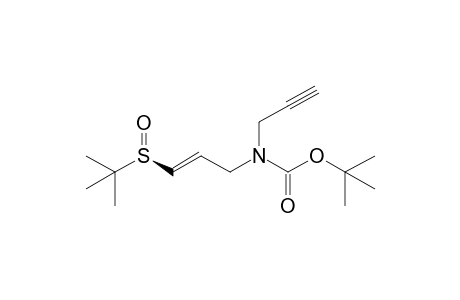 trans-(S)-N-(tert-Butoxycarbonyl)-N-[(3-tert-butylsulfintyl)-2-propenyl]-2-propynylamine