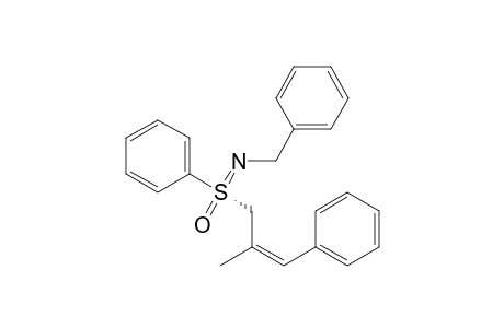 (+)-(S,Z)-N-Benzyl-S-(2-methyl-3-phenyl-2-propenyl)-S-phenylsulfoximine