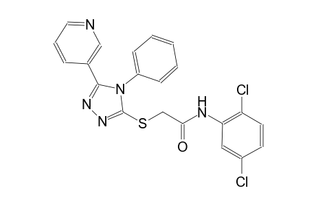 N-(2,5-dichlorophenyl)-2-{[4-phenyl-5-(3-pyridinyl)-4H-1,2,4-triazol-3-yl]sulfanyl}acetamide