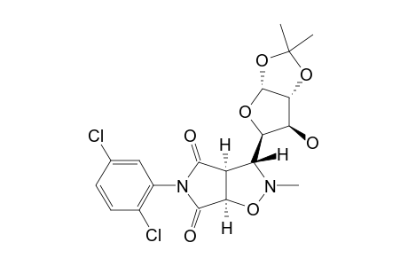 2-METHYL-3-(1,2-ISOPROPYLIDENE-ALPHA-D-XYLO-TETRAFURANOS-4-YL)-5-(3,5-DICHLOROPHENYL)-4,6-DIOXO-2,3,3A,4,6,6A-HEXAHYDROPYRROLO-[3,4-D]-ISOXAZOLE