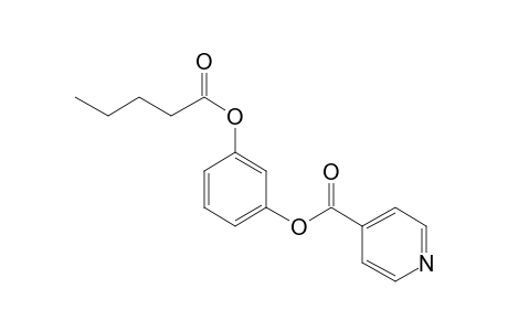 1,3-Benzenediol, o-isonicotinoyl-o'-valeryl-