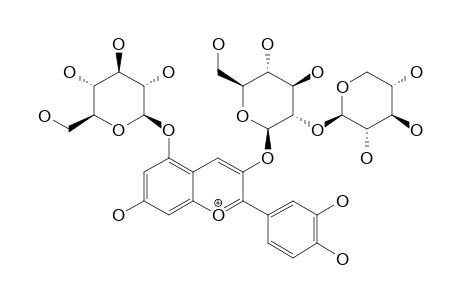 3-O-SAMBUBIOSYL-5-O-GLUCOPYRANOSYL-CYANIDIN