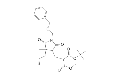 Propanedioic acid, [[4-methyl-2,5-dioxo-1-[(phenylmethoxy)methyl]-4-(2-propenyl)-3-pyrrolidinyl]methyl]-, 1,1-dimethylethyl methyl ester