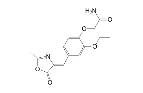 2-{2-ethoxy-4-[(Z)-(2-methyl-5-oxo-1,3-oxazol-4(5H)-ylidene)methyl]phenoxy}acetamide