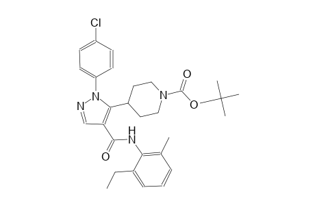 1-piperidinecarboxylic acid, 4-[1-(4-chlorophenyl)-4-[[(2-ethyl-6-methylphenyl)amino]carbonyl]-1H-pyrazol-5-yl]-, 1,1-dimethylethyl ester