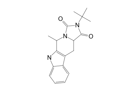 2-TERT.-BUTYL-5-METHYL-1,3-DIOXO-6H-1,2,3,5,11,11A-HEXAHYDROIMIDAZO-[1,5-B]-BETA-CARBOLINE