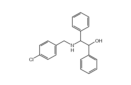 2-[(p-chlorobenzyl)amino]-1,2-diphenylethanol