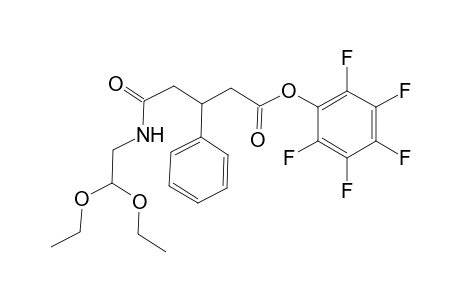 N-(2',2'-Diethoxy-1'-ethyl)-4-[(pentafluorophenyl)oxycarbonyl]-3-phenyl-1-butyramide