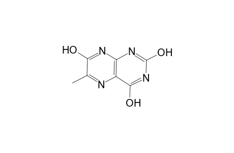 2,4,7(1H,3H,8H)-Pteridinetrione, 6-methyl-