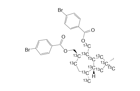 [1,2-13C2]-TREMULENEDIOL-A-DI-PARA-BrOMOBENZOATE