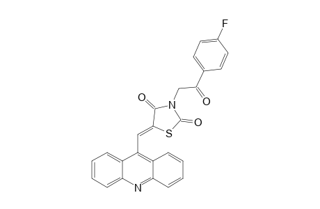 5-Acridin-9-yl-methylene-3[2-(4-fluoro-phenyl)-2-oxoethyl]-thiazolidine-2,4-dione