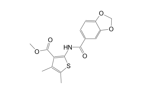 methyl 2-[(1,3-benzodioxol-5-ylcarbonyl)amino]-4,5-dimethyl-3-thiophenecarboxylate