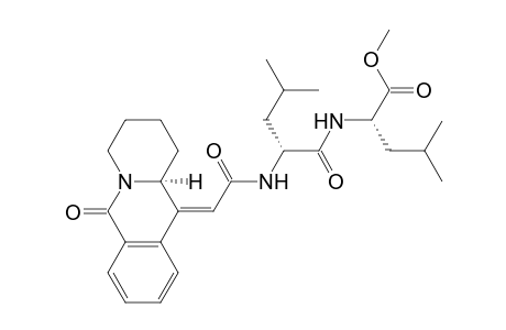 (S)-methyl 4-methyl-2-((R)-4-methyl-2-((Z)-2-((S)-6-oxo-3,4-dihydro-1H-pyrido[1,2-b]isoquinolin-11(2H,6H,11aH)-ylidene)acetamido)pentanamido)pentanoate