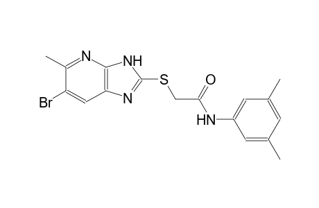 2-[(6-bromo-5-methyl-3H-imidazo[4,5-b]pyridin-2-yl)sulfanyl]-N-(3,5-dimethylphenyl)acetamide