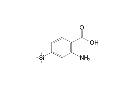2-Amino-4-trimethylsilyl-benzoic acid