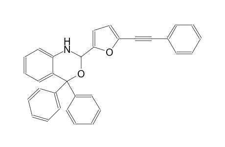 2H-3,1-benzoxazine, 1,4-dihydro-4,4-diphenyl-2-[5-(phenylethynyl)-2-furanyl]-