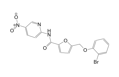 5-[(2-bromophenoxy)methyl]-N-(5-nitro-2-pyridinyl)-2-furamide
