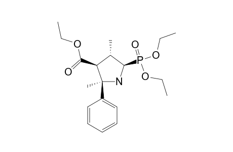 3A,5-DIMETHYL-CIS,CIS-2-DIETHYLPHOSPHONO-4-CARBETHOXY-5-PHENYL-PYRROLIDINE
