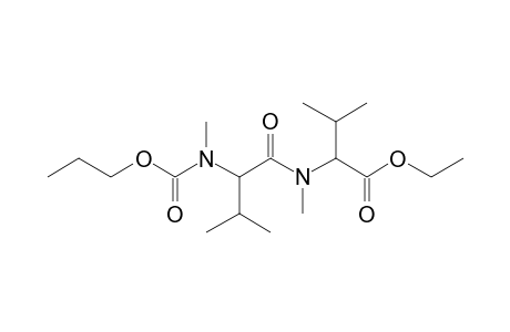 Valylvaline, N,N'-dimethyl-N-propoxycarbonyl-, ethyl ester