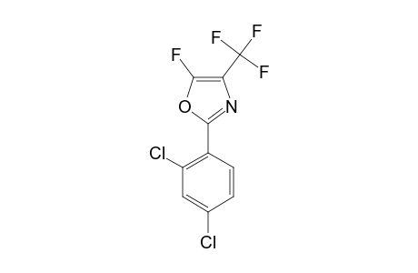 2-(2,4-DICHLOROPHENYL)-4-TRIFLUOROMETHYL-5-FLUOROOXAZOL
