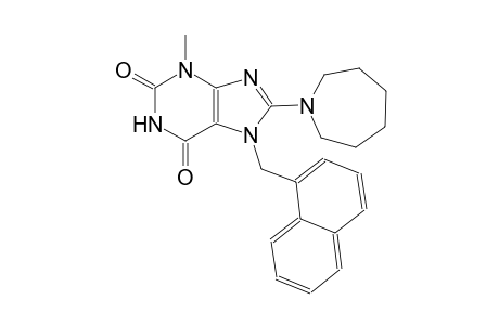 8-hexahydro-1H-azepin-1-yl-3-methyl-7-(1-naphthylmethyl)-3,7-dihydro-1H-purine-2,6-dione