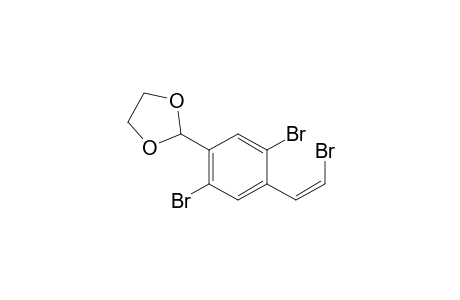 1,4-Dibromo-2-[(Z)-2-bromovinyl]-5-[1,3]dioxolan-2-ylbenzene