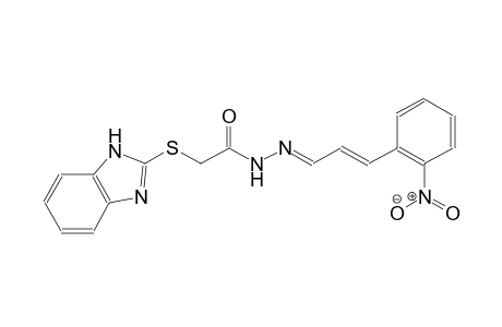 acetic acid, (1H-benzimidazol-2-ylthio)-, 2-[(E,2E)-3-(2-nitrophenyl)-2-propenylidene]hydrazide