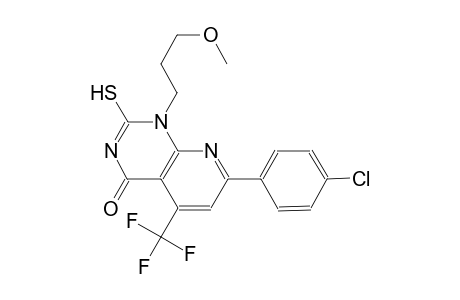 pyrido[2,3-d]pyrimidin-4(1H)-one, 7-(4-chlorophenyl)-2-mercapto-1-(3-methoxypropyl)-5-(trifluoromethyl)-