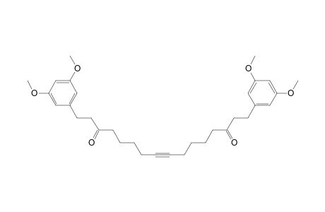 8-Hexadecyne-3,14-dione, 1,16-bis(3,5-dimethoxyphenyl)-