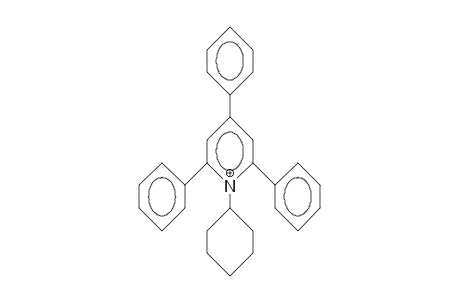 2,4,6-Triphenyl-1-cyclohexyl-pyridinium cation
