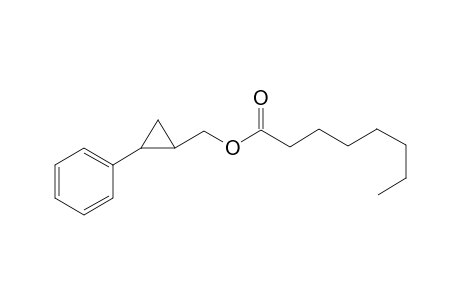 (2-phenylcyclopropyl)methyl octanoate