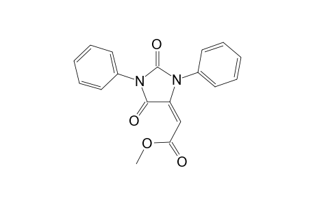 Methyl (E)-2-(2,5-Dioxo-1,3-diphenylimidazolidin-4-ylidene)acetate
