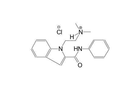 1H-indole-1-ethanaminium, N,N-dimethyl-2-[(phenylamino)carbonyl]-, chloride