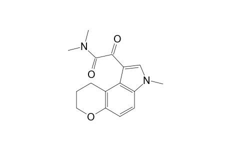 2-keto-N,N-dimethyl-2-(3-methyl-8,9-dihydro-7H-pyran[3,2-e]indol-1-yl)acetamide