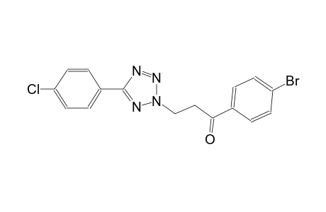 1-propanone, 1-(4-bromophenyl)-3-[5-(4-chlorophenyl)-2H-tetrazol-2-yl]-