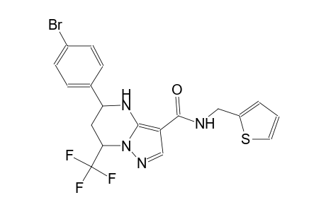 5-(4-bromophenyl)-N-(2-thienylmethyl)-7-(trifluoromethyl)-4,5,6,7-tetrahydropyrazolo[1,5-a]pyrimidine-3-carboxamide