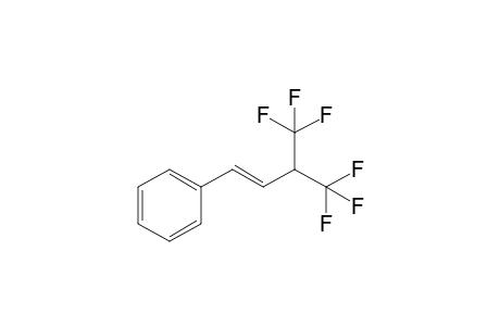 4,4,4-Trifluoro-1-phenyl-3-(trifluoromethyl)-1-butene