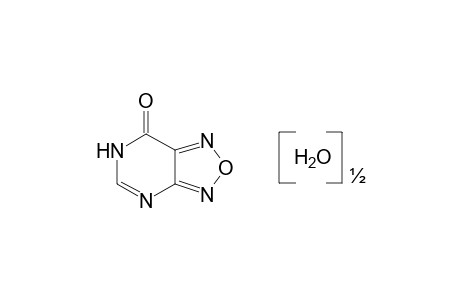 [1,2,5]oxadiazolo[3,4-d]pyrimidin-7[6H]-one, hemihydrate